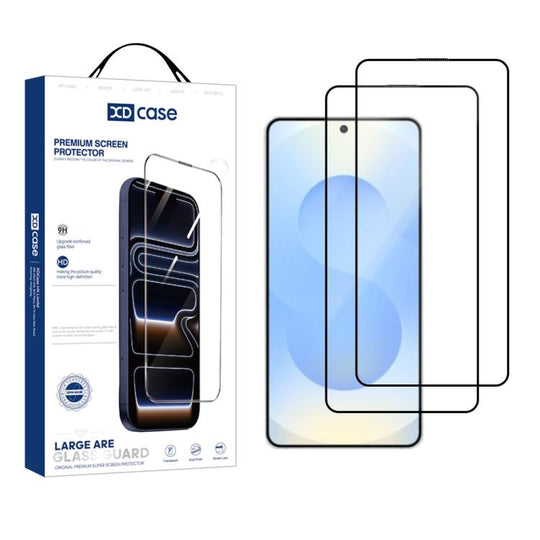 For Samsung Galaxy S26+ 5G XDcase 2pcs / Pack Silk Screen Printed HD Tempered Glass Film, Support Fingerprint Unlock