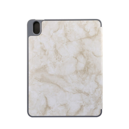 Marble Texture Pattern Horizontal Flip Leather Case, with Three-folding Holder & Sleep / Wake-up For iPad Air 2022 / 2020 10.9(Smoky Gray) - iPad Air (2022) / (2020) 10.9 Cases by buy2fix | Online Shopping UK | buy2fix