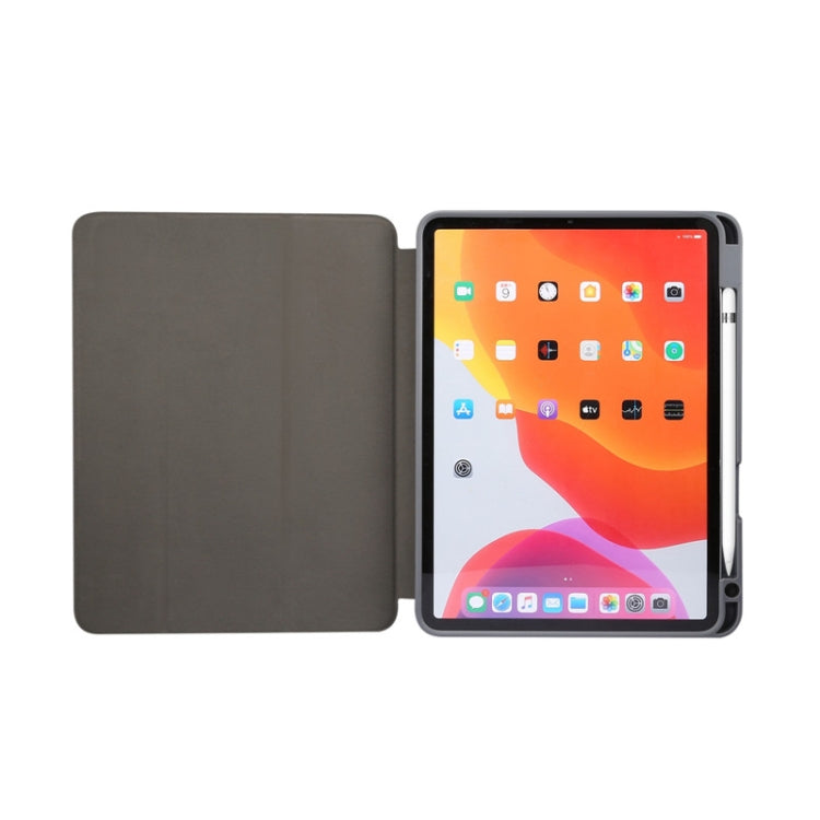 Marble Texture Pattern Horizontal Flip Leather Case, with Three-folding Holder & Sleep / Wake-up For iPad Air 2022 / 2020 10.9(Pink) - iPad Air (2022) / (2020) 10.9 Cases by buy2fix | Online Shopping UK | buy2fix