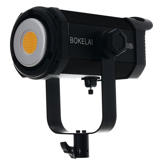 BOKELAI BK-300Bi 300W 2700K-6500K Dual Color Temperature LED Video Fill Light with Remote Control, UK Plug(Black)