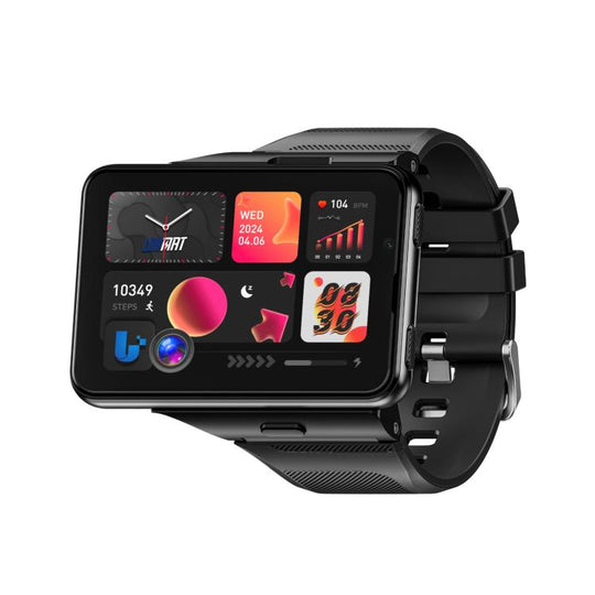 LOKMAT APPLLP Max 4G Smart Watch, 6GB+128GB, 2.88 inch MT6765 Octa Core, Android 11, Heart Rate, Video Call(Black)
