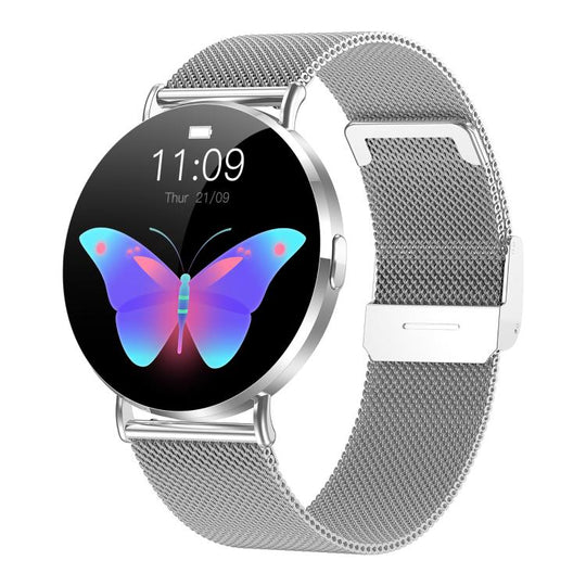 QS05 1.32 inch BT5.3 Sports Smart Watch, Support Sleep / Heart Rate / Blood Oxygen / Blood Pressure Health Monitor(Silver)