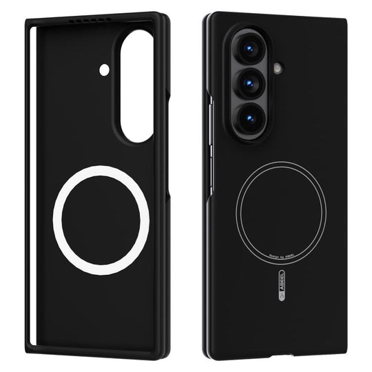 For Galaxy Z Fold8 Ultra 5G ABEEL Skin-friendly Feel Magsafe PC Phone Case(Black)