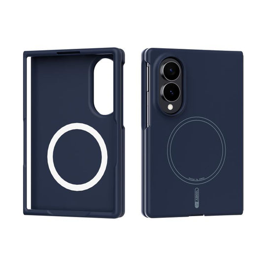 For Galaxy Z Fold8 5G ABEEL Skin-friendly Feel Magsafe PC Phone Case(Blue)