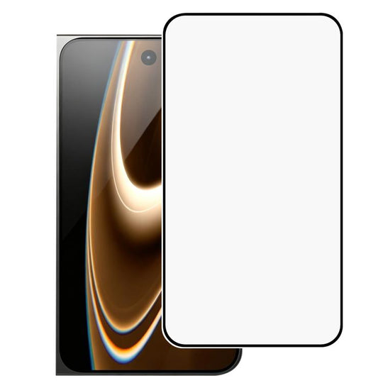 For iPhone Duo Outer Screen High Aluminum 380 Glue Silk Screen Printed Tempered Glass Film