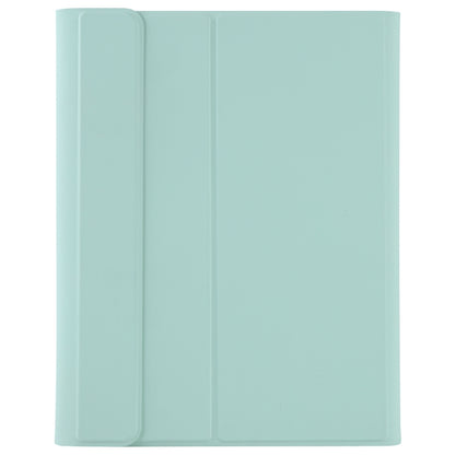 T098B Integrated Ultra-thin Candy Colors Bluetooth Keyboard Tablet Case for iPad Air 11 2024 / 2025 / Air 4 10.9 inch 2020, with Stand & Pen Slot(Light Green) by buy2fix