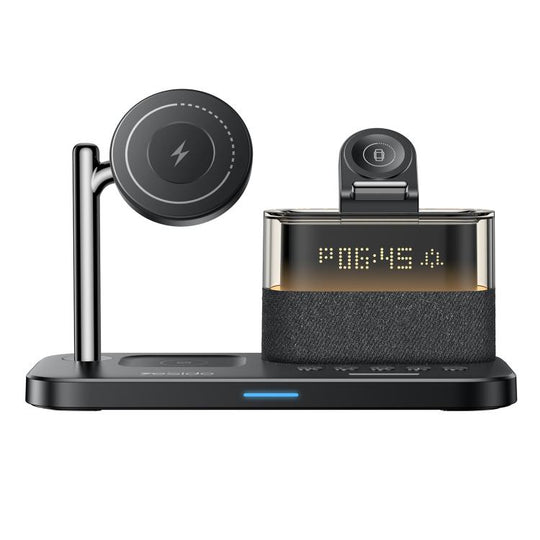 Yesido DS37 25W 6-in-1 Multi-Functional Magnetic Wireless Charging Station(Black)