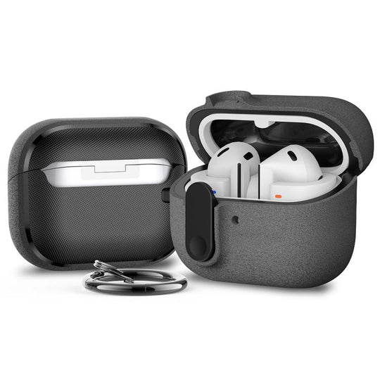 For Samsung Galaxy Buds3 / 3 Pro XDcase Armor Full-body Earphone Case with Hook & Security Lock(Grey)