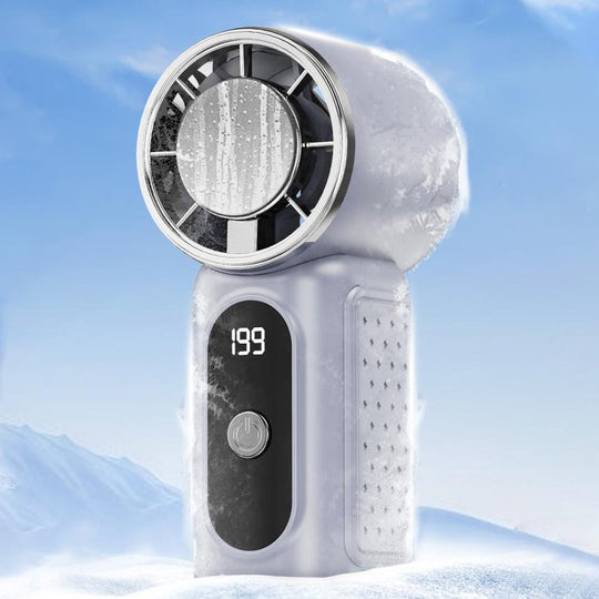 M69 Turbocharged Mini Handheld Cooling Fan(Grey)