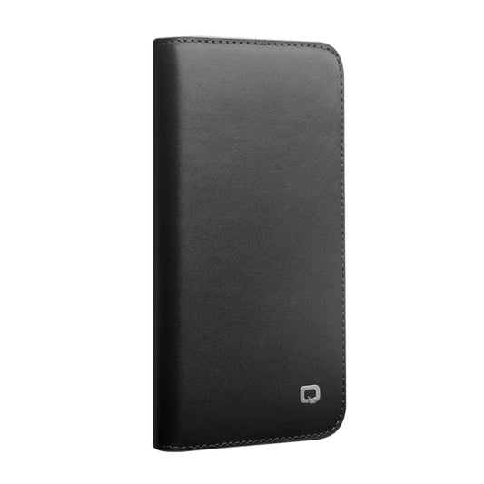 For iPhone 12 / 12 Pro QIALINO Business Horizontal Flip Leather Case with Holder & Card Slots & Wallet(Black) by QIALINO