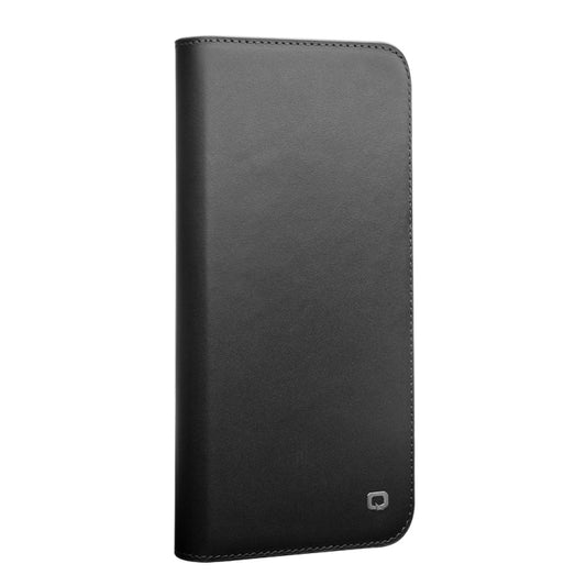 For iPhone 12 Pro Max QIALINO Business Horizontal Flip Leather Case with Holder & Card Slots & Wallet(Black) by QIALINO