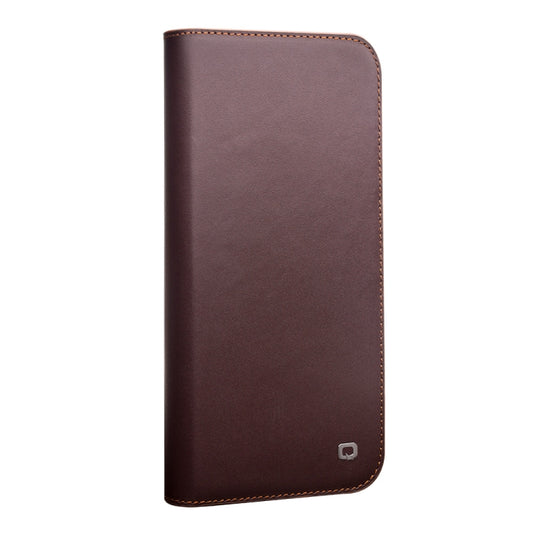 For iPhone 12 Pro Max QIALINO Business Horizontal Flip Leather Case with Holder & Card Slots & Wallet(Brown) by QIALINO