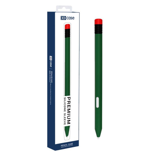 For Samsung Galaxy Tab S11 / S11 Ultra S Pen XDcase Anti-roll Silicone Stylus Pen Sleeve(Dark Green)