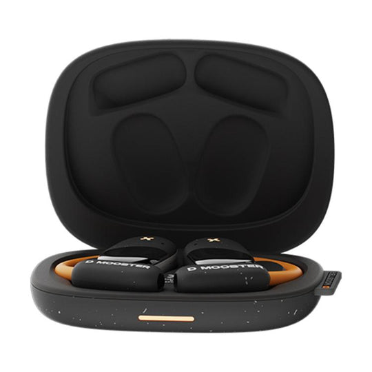 D MOOSTER D71 Warm Light OWS Clip On Wireless Bluetooth Earphones(Black)