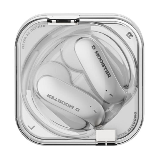 D MOOSTER D78 Magnetic Lightweight Wireless Bluetooth Earphones(White)