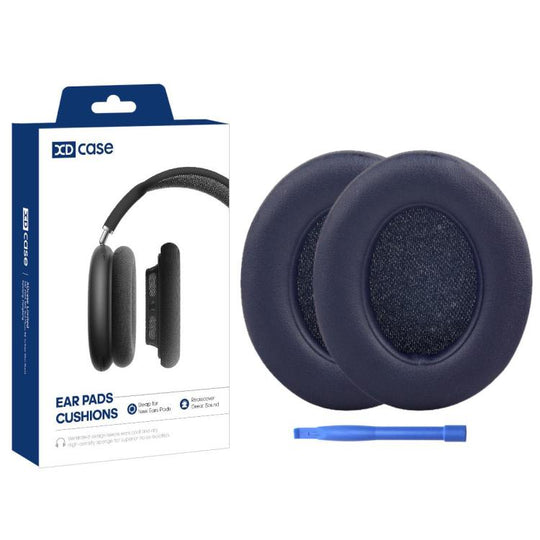 For Beats Studio 2.0 / 3.0 XDcase 1 Pair Memory Foam Headset Replacement Ear Pads with Pry Tool(Navy Blue)