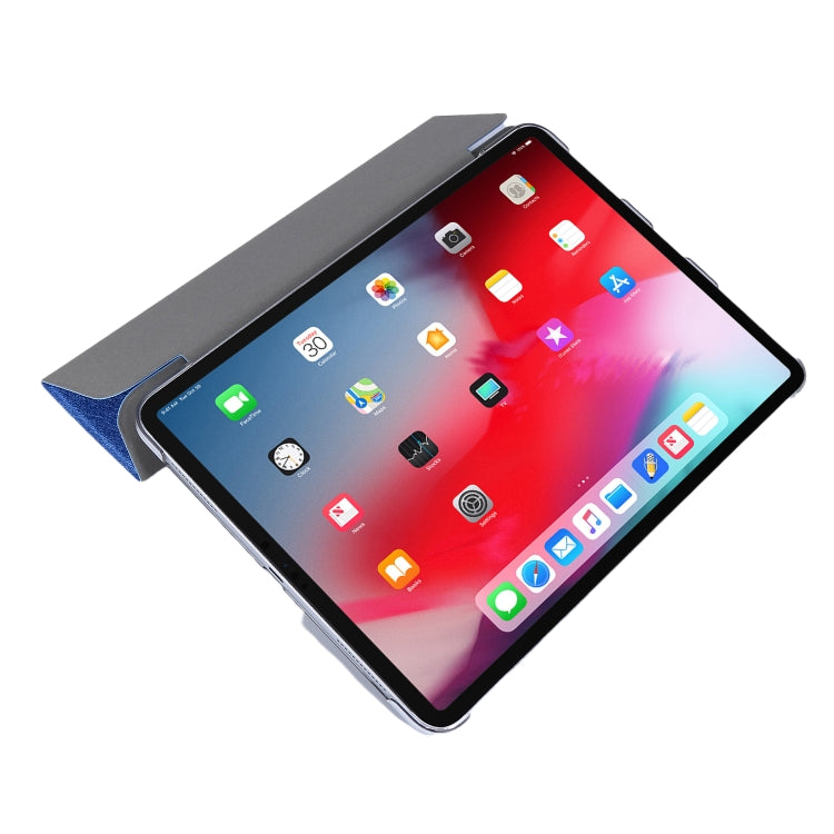 Silk Texture Flip Magnetic PU Leather Smart Case with Three-folding Holder For iPad Air 11 2024 / Air 2022 / 2020 10.9(Green) - iPad Air (2022) / (2020) 10.9 Cases by buy2fix | Online Shopping UK | buy2fix