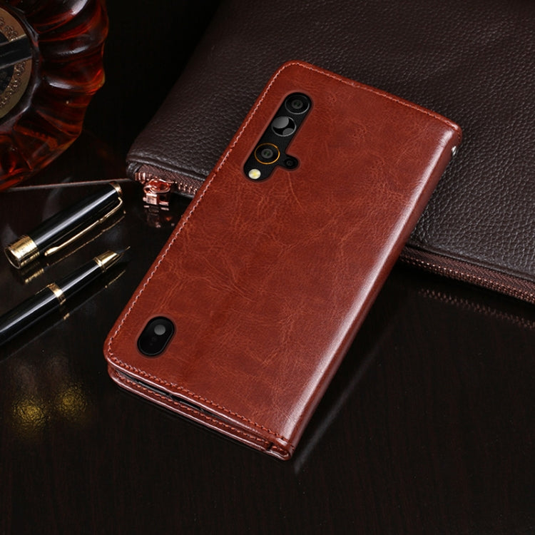 For Blackview BV9900 Pro idewei Crazy Horse Texture Horizontal Flip Leather Case with Holder & Card Slots & Wallet(Brown) - More Brand by idewei | Online Shopping UK | buy2fix