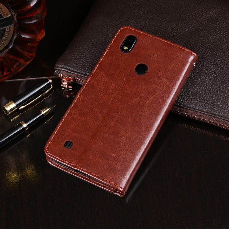 For ZTE Blade A7 Prime idewei Crazy Horse Texture Horizontal Flip Leather Case with Holder & Card Slots & Wallet(Brown) - ZTE Cases by idewei | Online Shopping UK | buy2fix