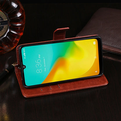 For ZTE Blade A7 Prime idewei Crazy Horse Texture Horizontal Flip Leather Case with Holder & Card Slots & Wallet(Brown) - ZTE Cases by idewei | Online Shopping UK | buy2fix