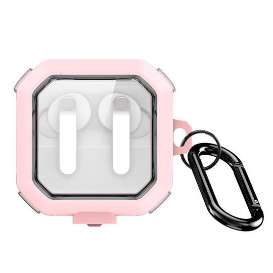 For Galaxy Buds4 / Buds4 Pro DUX DUCIS SECD Series Frosted Clear TPU Wireless Earphones Case(Pink)