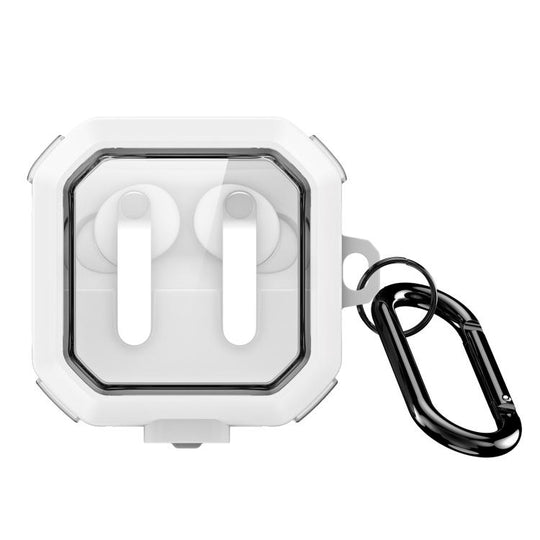 For Galaxy Buds4 / Buds4 Pro DUX DUCIS SECD Series Frosted Clear TPU Wireless Earphones Case(White)