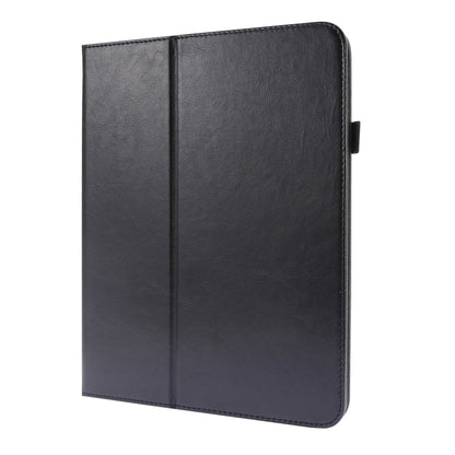 For iPad Pro 12.9 inch (2020) Crazy Horse Texture Horizontal Flip Leather Tablet Case with 2-folding Holder & Card Slot(Black) - iPad Pro 12.9 (2020) Cases by buy2fix | Online Shopping UK | buy2fix