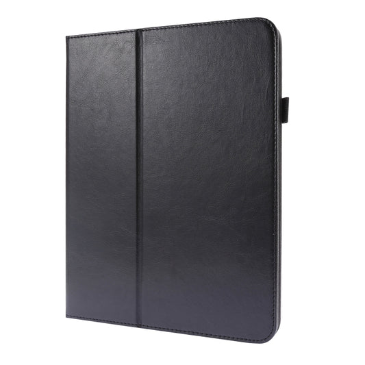 For iPad Pro 12.9 inch (2020) Crazy Horse Texture Horizontal Flip Leather Tablet Case with 2-folding Holder & Card Slot(Black) - iPad Pro 12.9 (2020) Cases by buy2fix | Online Shopping UK | buy2fix