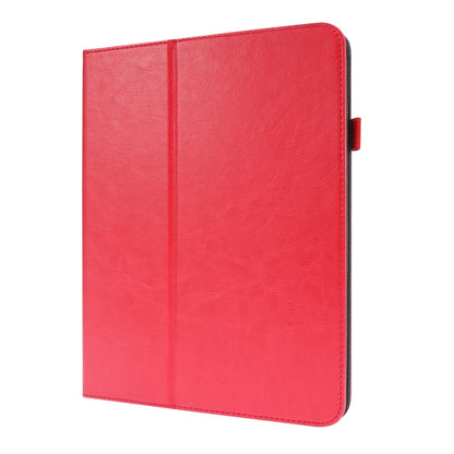 For iPad Pro 12.9 inch (2020) Crazy Horse Texture Horizontal Flip Leather Tablet Case with 2-folding Holder & Card Slot(Red) - iPad Pro 12.9 (2020) Cases by buy2fix | Online Shopping UK | buy2fix