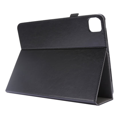 For iPad Pro 11 inch /iPad Air 2022 / 2020 10.9 Crazy Horse Texture Horizontal Flip Leather Case with 2-folding Holder & Card Slot(Black) - iPad Air (2022) / (2020) 10.9 Cases by buy2fix | Online Shopping UK | buy2fix