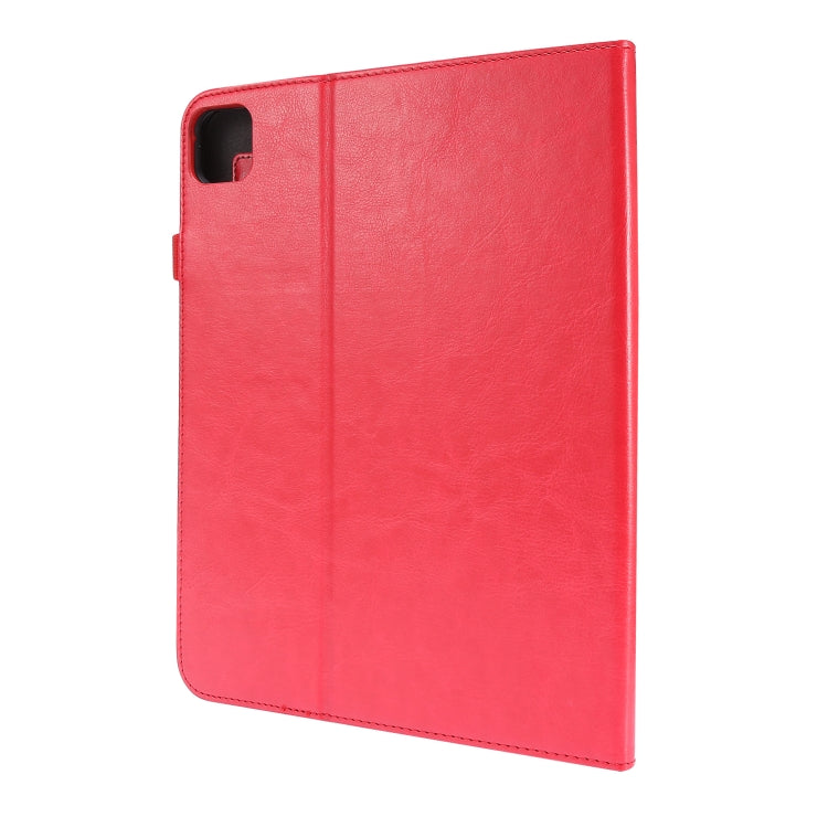 For iPad Pro 11 inch /iPad Air 2022 / 2020 10.9 Crazy Horse Texture Horizontal Flip Leather Case with 2-folding Holder & Card Slot(Red) - iPad Air (2022) / (2020) 10.9 Cases by buy2fix | Online Shopping UK | buy2fix