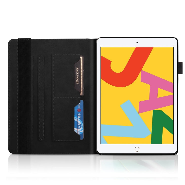 For iPad 10.2 / iPad Pro 10.5 inch Life Tree Series Horizontal Flip Leather Case with Holder & Card Slots & Pen Slot & Sleep / Wake-up Function(Black) - iPad 10.2 Cases by buy2fix | Online Shopping UK | buy2fix