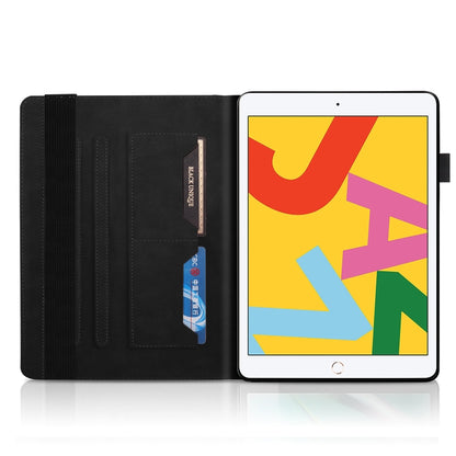 For iPad 10.2 / iPad Pro 10.5 inch Life Tree Series Horizontal Flip Leather Case with Holder & Card Slots & Pen Slot & Sleep / Wake-up Function(Black) - iPad 10.2 Cases by buy2fix | Online Shopping UK | buy2fix