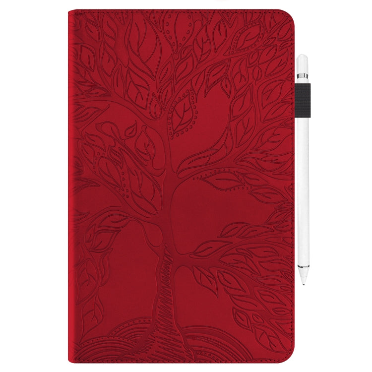 For iPad 10.2 / iPad Pro 10.5 inch Life Tree Series Horizontal Flip Leather Case with Holder & Card Slots & Pen Slot & Sleep / Wake-up Function(Red) - iPad 10.2 Cases by buy2fix | Online Shopping UK | buy2fix