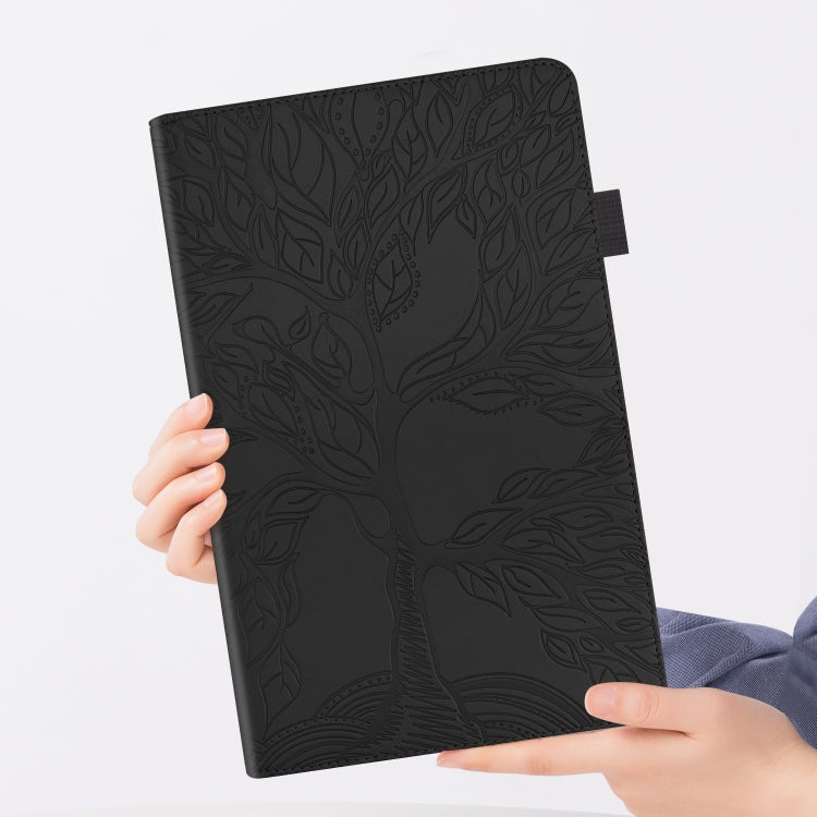 For iPad Pro 11 (2020) Life Tree Series Horizontal Flip Leather Tablet Case with Holder & Card Slots & Pen Slot & Sleep / Wake-up Function(Black) - iPad Pro 11 (2020) Cases by buy2fix | Online Shopping UK | buy2fix