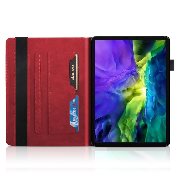 For iPad Pro 11 (2020) Life Tree Series Horizontal Flip Leather Tablet Case with Holder & Card Slots & Pen Slot & Sleep / Wake-up Function(Red) - iPad Pro 11 (2020) Cases by buy2fix | Online Shopping UK | buy2fix