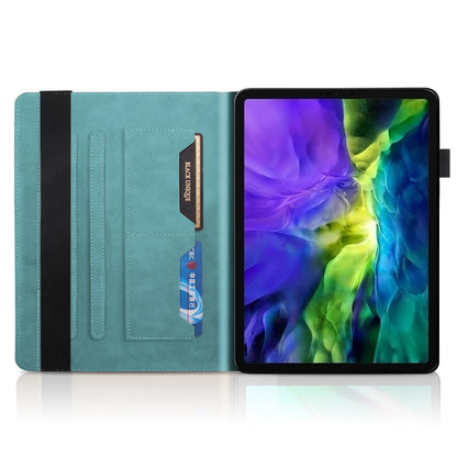 For iPad Pro 11 (2020) Life Tree Series Horizontal Flip Leather Tablet Case with Holder & Card Slots & Pen Slot & Sleep / Wake-up Function(Lake Blue) - iPad Pro 11 (2020) Cases by buy2fix | Online Shopping UK | buy2fix
