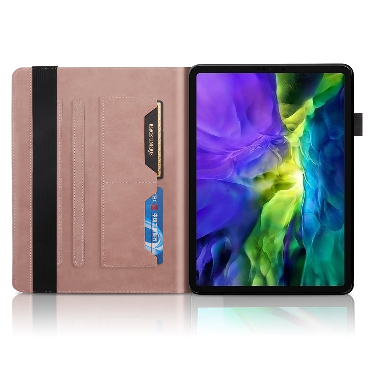 For iPad Pro 11 (2020) Life Tree Series Horizontal Flip Leather Tablet Case with Holder & Card Slots & Pen Slot & Sleep / Wake-up Function(Rose Gold) - iPad Pro 11 (2020) Cases by buy2fix | Online Shopping UK | buy2fix