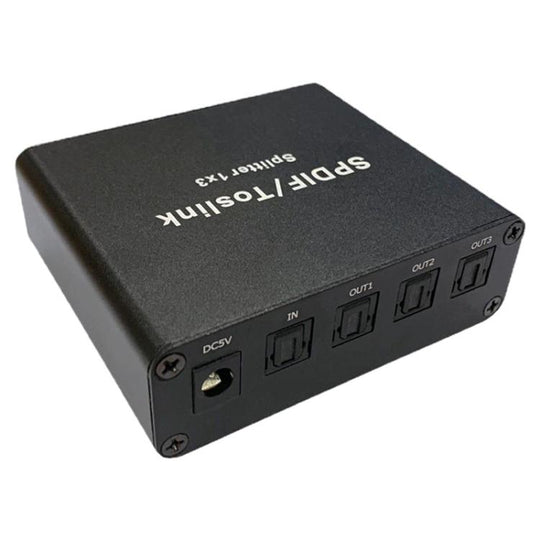 NK-Q5 Fiber Optic 1x3 Switching Distributor(Black)