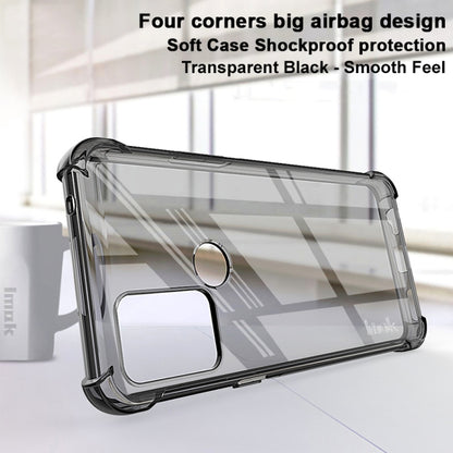 For HTC Desire 20 / Desire 20+ IMAK All Coverage Shockproof Airbag TPU Case(Transparent Black) - HTC by imak | Online Shopping UK | buy2fix