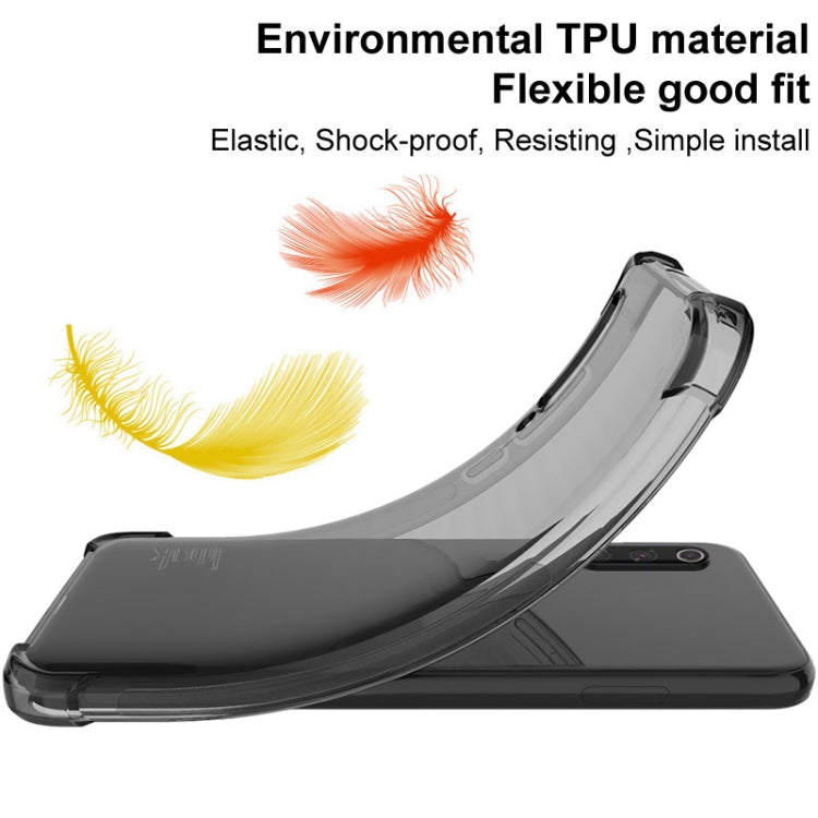 For HTC Desire 20 / Desire 20+ IMAK All Coverage Shockproof Airbag TPU Case(Transparent Black) - HTC by imak | Online Shopping UK | buy2fix