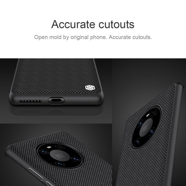 For Huawei Mate 40 Pro NILLKIN Shockproof TPU + PC Textured Protective Case(Black) - Huawei Cases by NILLKIN | Online Shopping UK | buy2fix