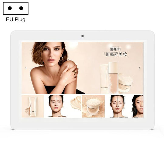 WF1038T 10.1 inch IPS HD Touch Screen Digital Signage, 2GB+16GB, Android 11 RK3568 Quad Core, Plug Type:US Plug(White)