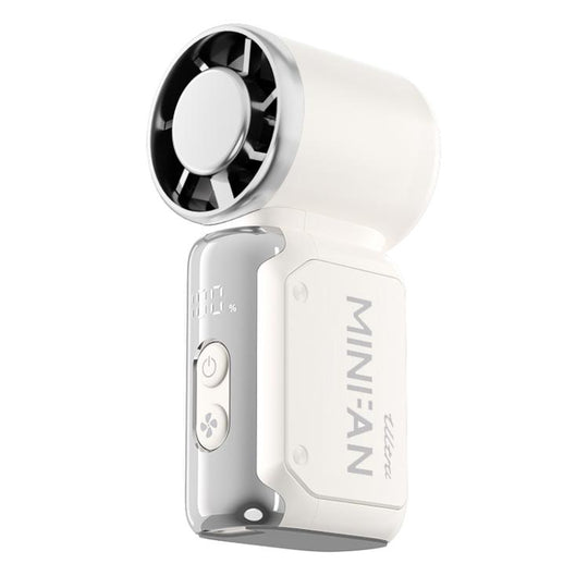 K813 Mini High Speed Cooling Fan with Digital Display(White)