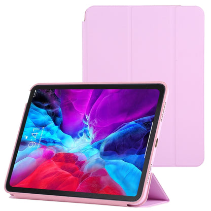 3-fold Horizontal Flip Smart Leather Case with Sleep / Wake-up Function & Holder For iPad Air 4/5 (Pink) - iPad Air (2022) / (2020) 10.9 Cases by buy2fix | Online Shopping UK | buy2fix