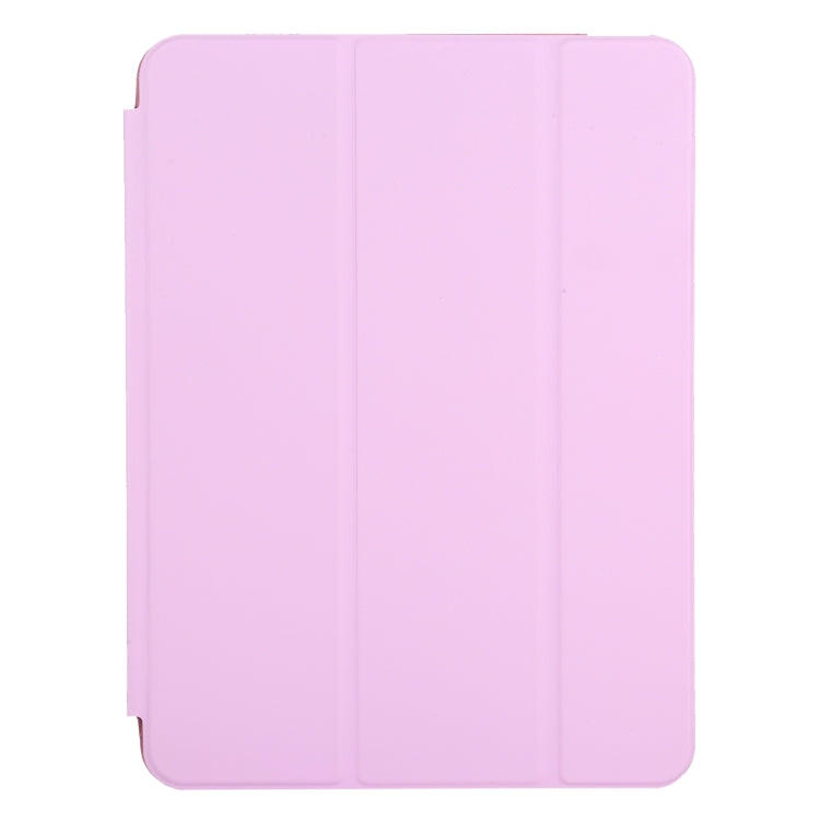 3-fold Horizontal Flip Smart Leather Case with Sleep / Wake-up Function & Holder For iPad Air 4/5 (Pink) - iPad Air (2022) / (2020) 10.9 Cases by buy2fix | Online Shopping UK | buy2fix
