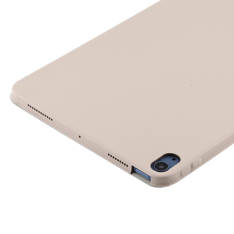 3-fold Horizontal Flip Smart Leather Case with Sleep / Wake-up Function & Holder For iPad Air 4/5 (Grey) - iPad Air (2022) / (2020) 10.9 Cases by buy2fix | Online Shopping UK | buy2fix