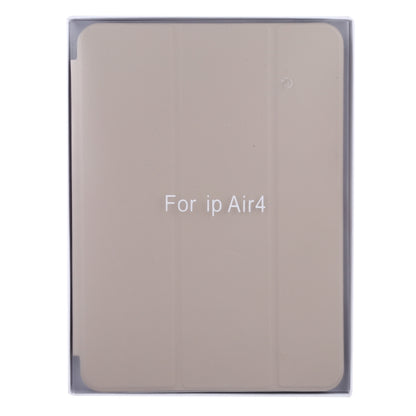 3-fold Horizontal Flip Smart Leather Case with Sleep / Wake-up Function & Holder For iPad Air 4/5 (Grey) - iPad Air (2022) / (2020) 10.9 Cases by buy2fix | Online Shopping UK | buy2fix
