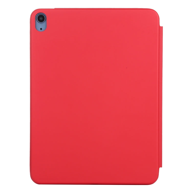 3-fold Horizontal Flip Smart Leather Case with Sleep / Wake-up Function & Holder For iPad Air 4/5 (Red) - iPad Air (2022) / (2020) 10.9 Cases by buy2fix | Online Shopping UK | buy2fix