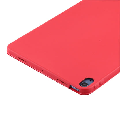 3-fold Horizontal Flip Smart Leather Case with Sleep / Wake-up Function & Holder For iPad Air 4/5 (Red) - iPad Air (2022) / (2020) 10.9 Cases by buy2fix | Online Shopping UK | buy2fix